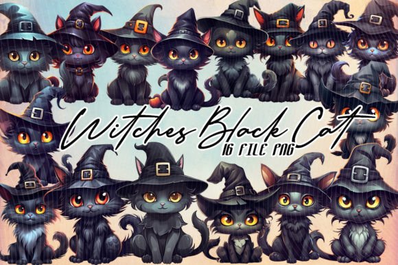 Black Cat Witch Costume Halloween