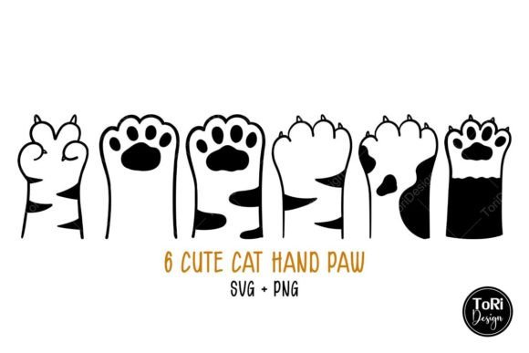 Cat Hand Paw Outline