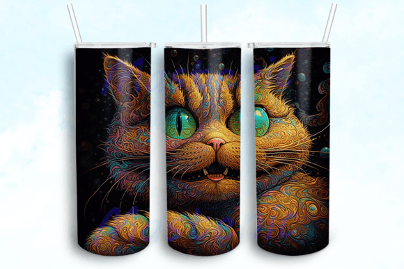 Cheshire Cat 20oz Tumbler Template