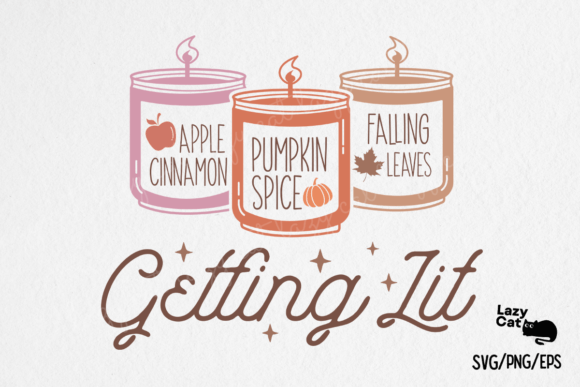 Fall Getting Lit SVG PNG