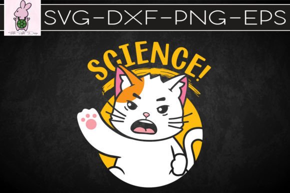 Funny Cat Science Fist Punch