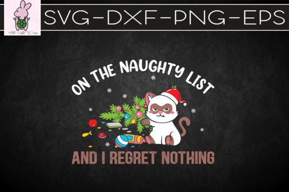 On the Naughty List Christmas Cat
